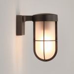 Astro Lighting 1368026 Cabin Wall Frosted Glass Bronze